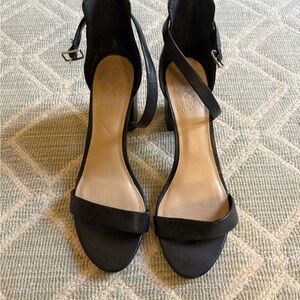 Vince Camuto Black Strappy Heels